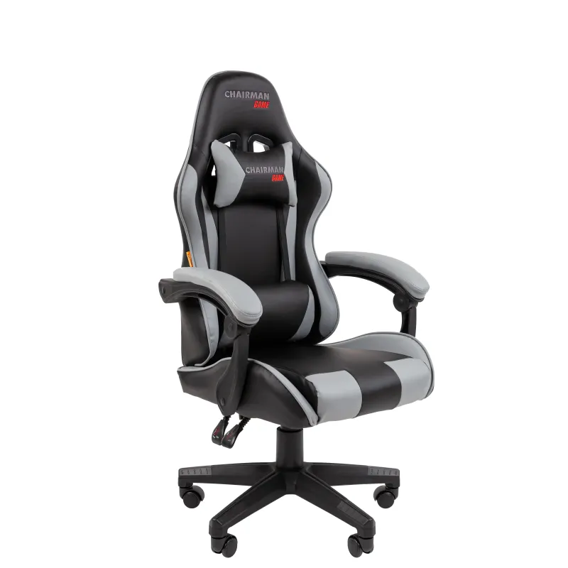 Игровое кресло Chairman CH29 экокожа, черно-серый главное фото