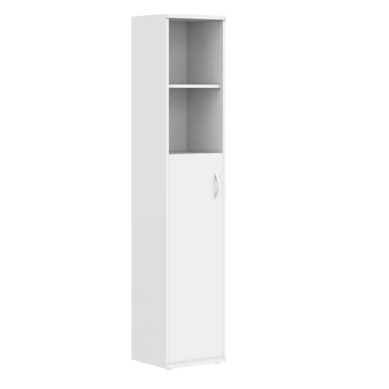Шкаф колонка с глухой средней дверью СУ-1.6(L) Белый 406*365*1975  главное фото