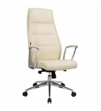 Кресло  PREMIUM Adept EX-752, синхромеханизм, алюминий, экокожа, бежевое, 532931