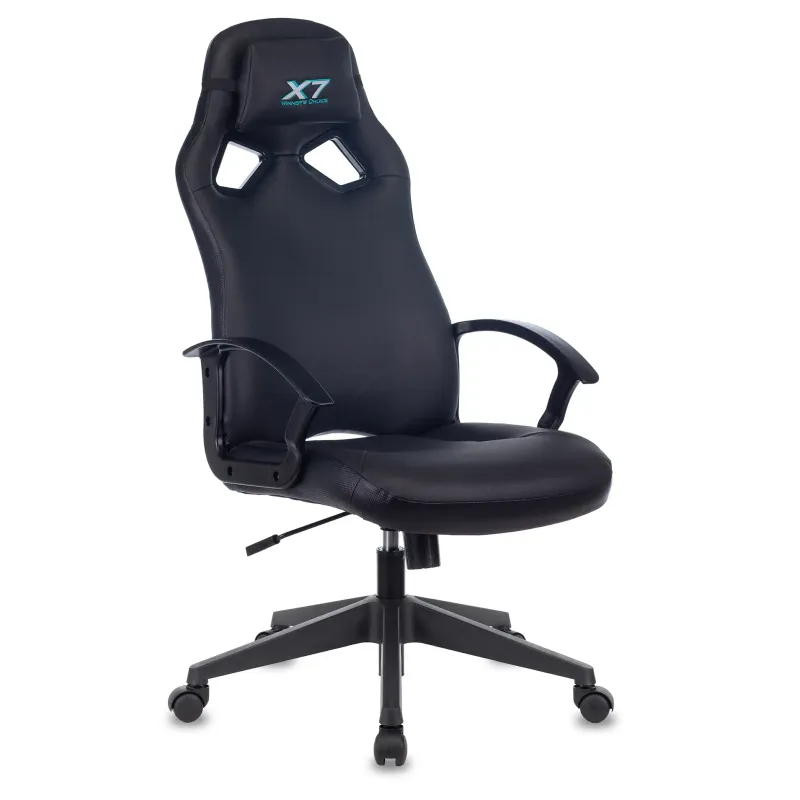 Кресло игровое A4Tech X7 GG-1000B черный искусственная кожа крестовина пластик главное фото